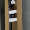 Powerscale 1500W Electric Patio Heater, IP65 Waterproof, Remote, Fast Heating, 4 Heat Levels, 24H Timer & Memory Function, Wall Mounted Indoor/Outdoor Heater for Patio, Garage, Backyard, Black