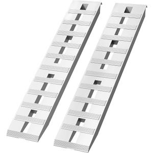 2PCS 6000 lbs Heavy-Duty Aluminum Loading Ramps, 60" x 12", with Beavertail Hook End & Anti-Slip Surface, Universal Trailer Ramps for Motorcycle, ATV, UTV, Tractor, Trucks, SUV, Lawn Mower (60x12inch)
