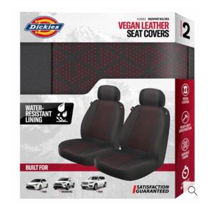 Dickies® Seat Covers - Rockport Black Red