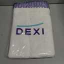 DEXI Bathroom Rugs 32x20, Washable Non Slip Bath Mat for Shower Floor, Absorbent Quick Dry Bathmat with Rubber Backing, Ultra Soft Plush Carpet for Tub, White