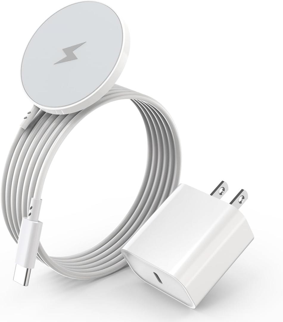 [Apple MFi Certified]Mag-Safe Charger 3.3FT iPhone Wireless Charger,15W Fast Magnetic Wireless Charger Apple Charging Pad for iPhone 17/17Air/17 Pro Max/17Pro/16 Pro Max/16/15/14/13/12/AirPods 3/Pro 2