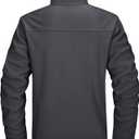 TACVASEN Men's Polar Fleece Jackets Lightweight Soft Winter Thermal Coats Outdoor Windproof Zip Up Jacket with Pockets (L)