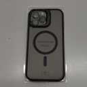 TOBOVON for iPhone 13 Pro Max Case, Compatible with MagSafe, 3-in-1 Camera Ring Stand, with 9H Camera Lens Cover, Non-Slip Translucent Matte Military-Grade Drop Protection Magnetic Case, Black