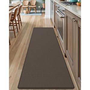 DEXI Kitchen Floor Mats Cushioned Anti Fatigue, 23x94, Large Long Standing Runner Rug Waterproof, Comfort Memory Foam Padded for Front Sink Laundry, Grey