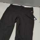 Energy Zone Womens Cotton Stretch High Waist Ankle Legging (Medium, Deep Black)