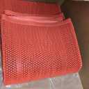 Front Door Mat Outside Entrance Drainage Doormat Red 31"x47"