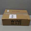 UMEIED 6-Pack 14Oz Crystal Glass Coffee Mugs with Handles, Durable Clear Cups for Latte, Espresso, Milk, Coffee and Iced Drinks (Multicolor)