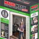 Magic Mesh Double Door | Magnetic Screen Door for Patio, French & Sliding Doors, Heavy Duty Magnetic Closure, Bug Screen for Doorways, Kid & Pet Friendly | Size 75"W x 83"H (Pack of 1)