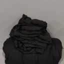 CozyLux Full Size Comforter Sets Black, 7 Pieces Pintuck Bed in A Bag Black Comforter Full Size, Pinch Pleat Bedding Sets with All Season Comforter, Sheets, Pillowcases & Shams