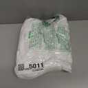 Kwik-Covers 36" Round Fitted Plastic Table Covers, Bundle of 5 (White)
