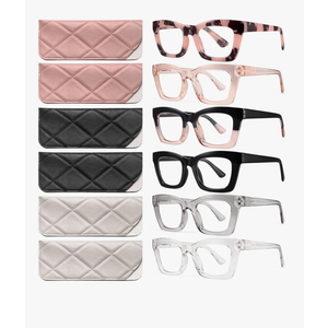 CCVOO Stylish Reading Glasses for Women, Eyeglasses, Blue Light Readers for Women, Computer Eye Glasses, Cheaters 1.75