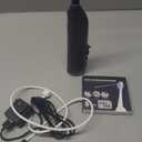 Replacement Heads for Water pik Sonic Fusion 2.0, Extra-Large Size Flossing Toothbrush Head fit for Water pik SF-01 SF-02 SF-03 SF-04 (Black, 5 Count)