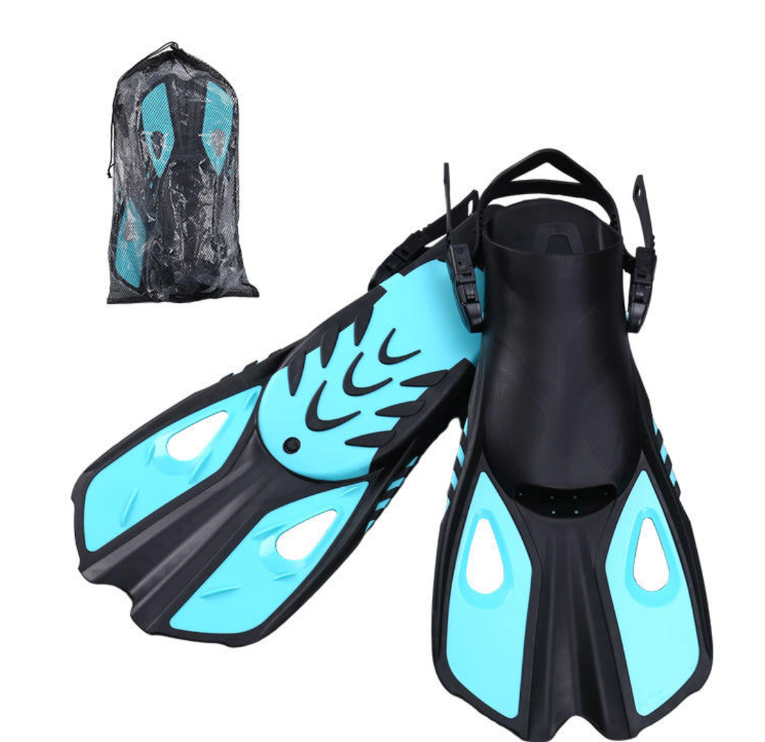 Snorkel Set Adult, Panoramic Diving Anti-Fog and Leak-Proof Snorkeling Equipment, Dry Top Snorkel Mask Snorkel Fins Combo Set with Travel Bag for Snorkeling, Diving, Swimming