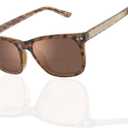Bifocal Reading Sunglasses Men Clear Top Acetate Frame Sun Readers with Metal Core Wire UV Protection Spring Hinge