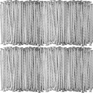 Nuenen 1000 Pack 6 Inch Spiral Metal Landscape Spikes Artificial Turf Stakes Galvanized Grass Nails Heavy Duty Landscape Edging Anchoring Spike for Artificial Turf Weed Barriers Paver Carpentry Tent