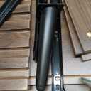 Smuxee Walnut Wooden Night Stand, Mid Century Nightstand with Fluted Drawer, Bedside Table with Open Shelf, Modern End Side Table for Bedroom