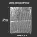 50Pcs Bubble Pouches Wrap,8x10Bubble Pouches for Shipping,Double Wall Bubble Cushioning Wrap out Bags for Mailing Packing,Moving and Storage Glass Fragile China Dishes Electronic Item
