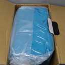 WOOMER Heated Blanket Twin Size 62" x 84", Electric Blanket with 0.5-12 Hours Timer & 10 Heating Levels, ETL Certified, Teal Velvet & White Sherpa, Over-Heat Protect, Machine Washable