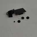 Fdit 1.2W ABS Miniature Brush-less Aquarium Fountain Pond Solar Submersible Energy-saving Low Noise Black