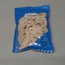 Qarwayoc 50PCS Large Blonde Hair Ties, Seamless Hair Bands, Soft Elastic Hair Ponytail Holders, No Damage, 2 Inch in Diameter