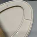 Bemis 7300SLEC Slow Close Toilet Seat, Easy Clean Hinges and Durable Plastic Seat, Made in USA, Elongated, Bone