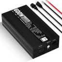 ECO-WORTHY 600W Inverter Charger, Pure Sine Wave Inverter with 25A LiFePO4 Battery Charger, 12V DC to 110V AC Converter for UPS Backup Power Deep-Cycle Batteries RV Boat Home