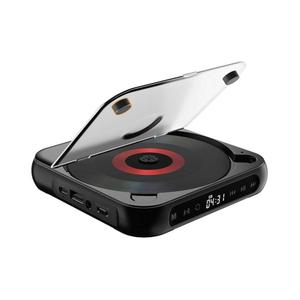 Portable Bluetooth-Compatible CD Player,Rechargeable Small CD Player with Headphones, Hi-Fi Sound, Wireless & Wired Playback,Compact and Lightweight for Travel,Home,Car (Black)