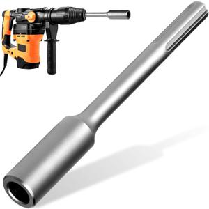 Ground Rod Driver for 5/8" & 3/4",SDS Max Ground Rod Driver for Hammer Drills,Fits Hilti/DeWalt/Bosch/Hitachi/Makita/Milwaukee SDS MAX Hammer Drills