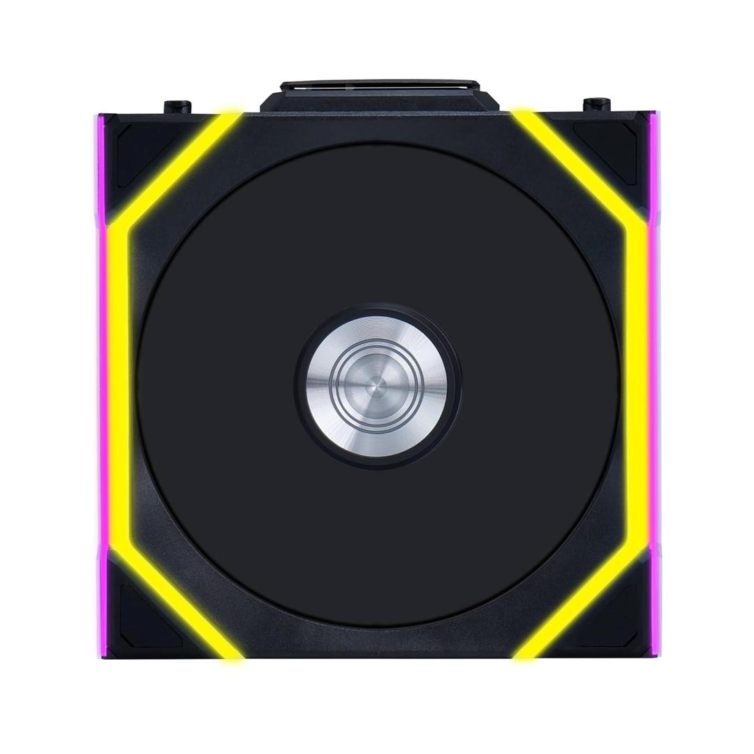 Lian Li UNI Fan SL Wireless 120mm ARGB Fan - Single Pack - 2.4 GHz Wireless Signal for RGB & Fans Control - Daisy-Chain Design - Controller NOT Included & Required - Black (12SL1W1B)