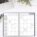 AT-A-GLANCE 2025 Planner, Monthly, 8" x 12", Large, DayMinder, Black (SK20025)