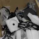 23.2 inch Tall Elegant and Chic Black 5 Arm Pendant Crystal Candlestick Holder Table Decoration tealight Candle Holder, Candelabra for Gorgeous Wedding/Parties Table Centerpiece (2, Black)