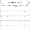 2 x 3 Year Calendar Monthly Planner Spiral Bound Approx 11" x 8.5" Start On JULY (Black)