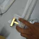 Brushed Gold Bathroom Towel Bar Holder Sets Premium Stainless Steel 4-Piece Bathroom Hardware Set Wall Mounted Bathroom Toilet Paper Holder with Shelf Set.