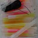 96 Ultra Bright Large Glow Sticks with 96 Black PE String, Multi Use Colorful 6 Inch Glowsticks for Parties, Camping, Emergency Glow Sticks For Blackout, Long-lasting Lighting Waterproof and