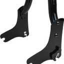 YHMOTO 22" Detachable Passenger Backrest Sissy Bar Quick Release Fit For Harley Davidson Touring Models Harley Touring Road King Electra Glide Street Glide FLHR FLHX FLHT FLTR 1997-2008