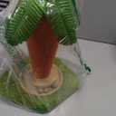 Cute Cat Scratching Post, Carrot Cat Scratcher Post with Durable Natural Wooden Turntable Toy and Catnip, 24' H Carrot Shape Design Sisal Cat Tree Sisal Scratcher for Indoor Cats (Cloud Base) (Orange)