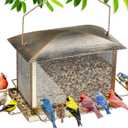 IWNTWY Bird Feeder, 6LB Large Capacity Bird Feeders for Outdoor Hanging