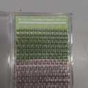 KEYYOU Fairy Angel Lash Clusters Manga Lash Extension C Curl 144Pcs Eyelash Extension Wispy Natural Invisible Band Lash with Waterproof DIY Lash Extension at Home(Angel-C-8-18MIX)