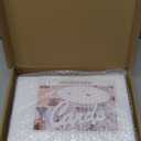 OurWarm DIY White Wedding Card Box with Lock PVC Card Box Graduation Card Box Perfect for Weddings, Baby Showers, Birthdays, Bridal or Baby Showers