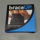 BraceUP Back Brace for Men and Women Lower Back - Breathable Waist Lumbar Support Belt for Sciatica, Herniated Disc, Scoliosis Back Pain Relief, with Dual Adjustable Straps (L/XL 35-43 In)