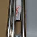 Anovo Flag Pole Kit- Stainless Steel 6 FT Flag Poles with1 Inch Metal 360 Rotating Flag Pole Rings Clip, Two-Position Flag Pole Holder Brackets Mounting for Outside House Outdoor Porch (6 FT-Sliver)