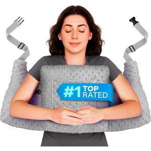 Zomaple Strapless Mastectomy Pillow (Standard, Grey)