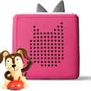 Toniebox Audio Player Starter Set with Playtime Puppy - Listen, Learn, and Play with One Huggable Little Box - Pink