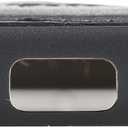 Venito Capri Snap On Leather Wallet Case Compatible with Samsung Galaxy S20 Ultra - Extra Secure with Padded Back Cover & RFID Protection (Black Crocodile)