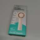 Aecooly Portable Handheld Turbo Fan [16H Max Cooling Time], 5 Speeds USB Rechargeable Mini Personal Battery Operated Small Pocket Cooling Fan GIfts for Women, Travel, Home, Office, Beach, Lash -Pink