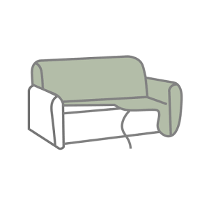 Velvet Washable Couch Cover for Pets Dogs, Non Slip Sectional Sofa Covers for 3 Cushion Couch Sofa L Sharped Sofa Slipcovers, Furniture Protector (1 PCS 36"x82")