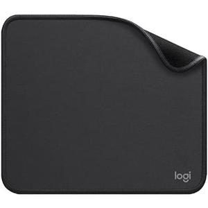 Logitech Mouse Pad - Studio Series, Computer Mouse Mat with Anti-Slip Rubber Base, Easy Gliding, Spill-Resistant Surface, Durable Materials, Portable, in a Fresh Modern Design, Graphite