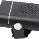 Car Heater Defogger, Fast Heating 12V Safe 360 ​​Degree Adjustment Ergonomic Car Defroster Defogger Heater for Winter (Black)