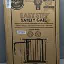Regalo Safety 29-38.5" Baby Gate for Doorways & Bottom of Stairs, Pressure Mounted Baby Gate with Door for Babies, Toddlers & Pets, Tested & Safe for 30 Years, American Designed, American Owned, White
