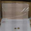 Small Laptop Standing Desk, Adjustable Height Pedestal Side Table with Wooden Top, Portable Tall End Table Workstation, Stand-Up Desk for Bedside, Couch, Sofa, Living Room, Bedroom, Home Office, White